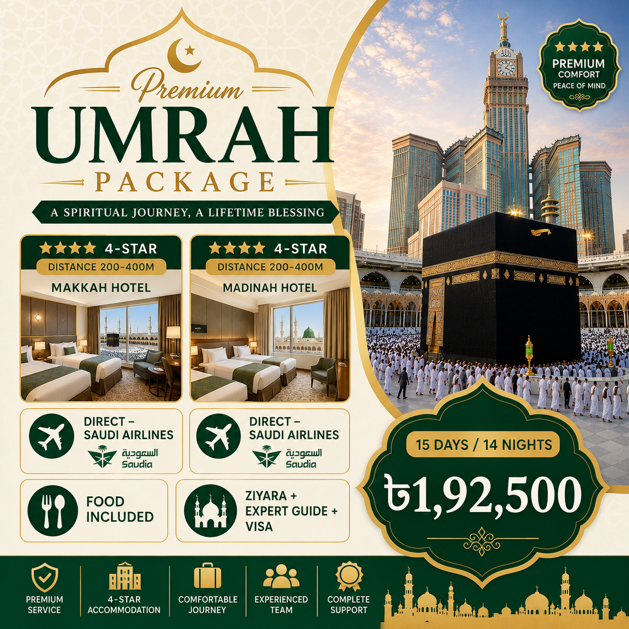 Premium Umrah Package
