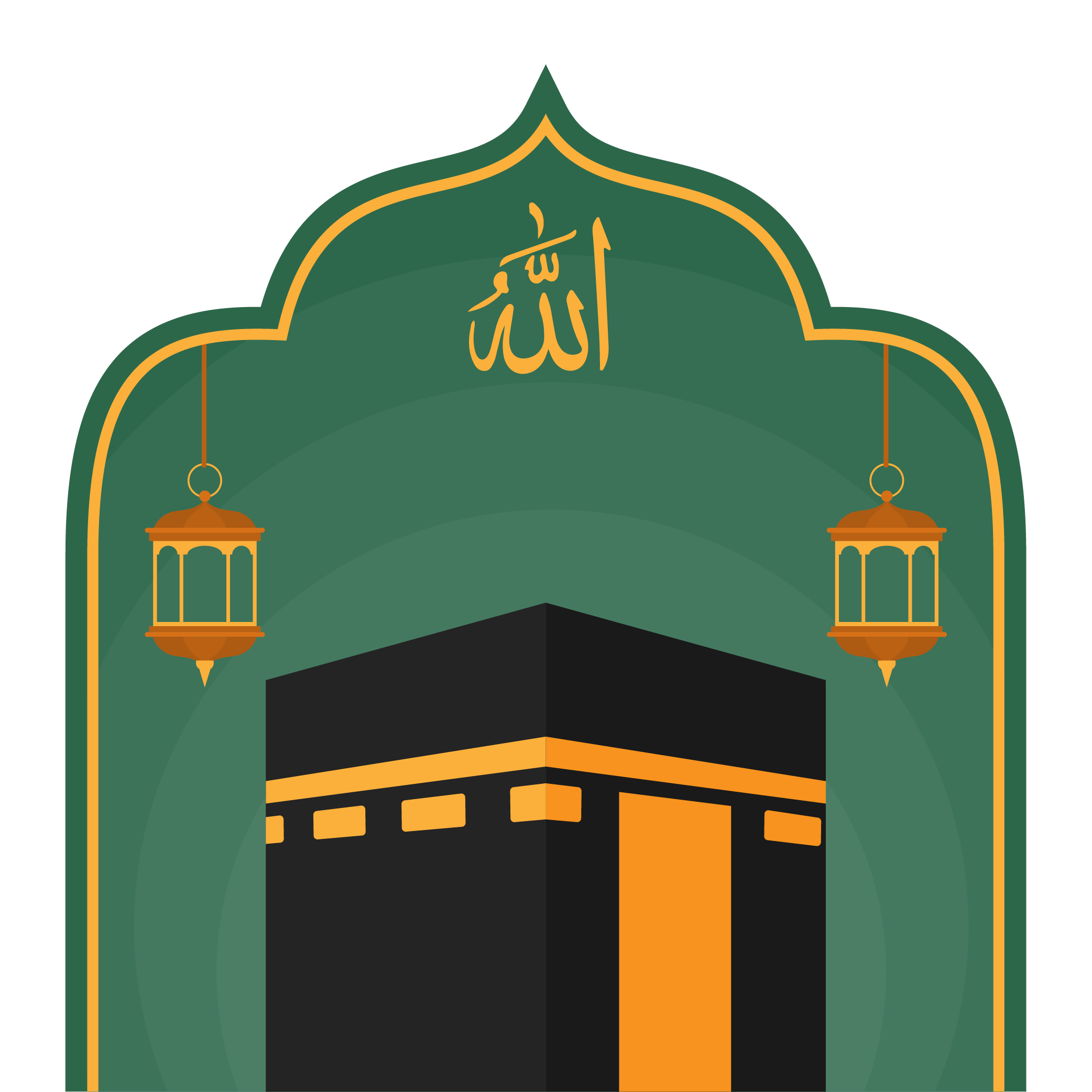 Islamic Kaaba Illustration